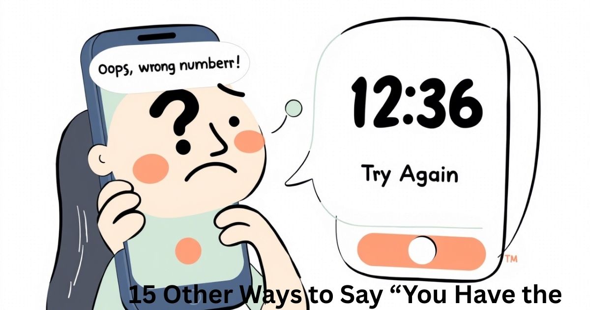 15 Other Ways to Say “You Have the Wrong Number”