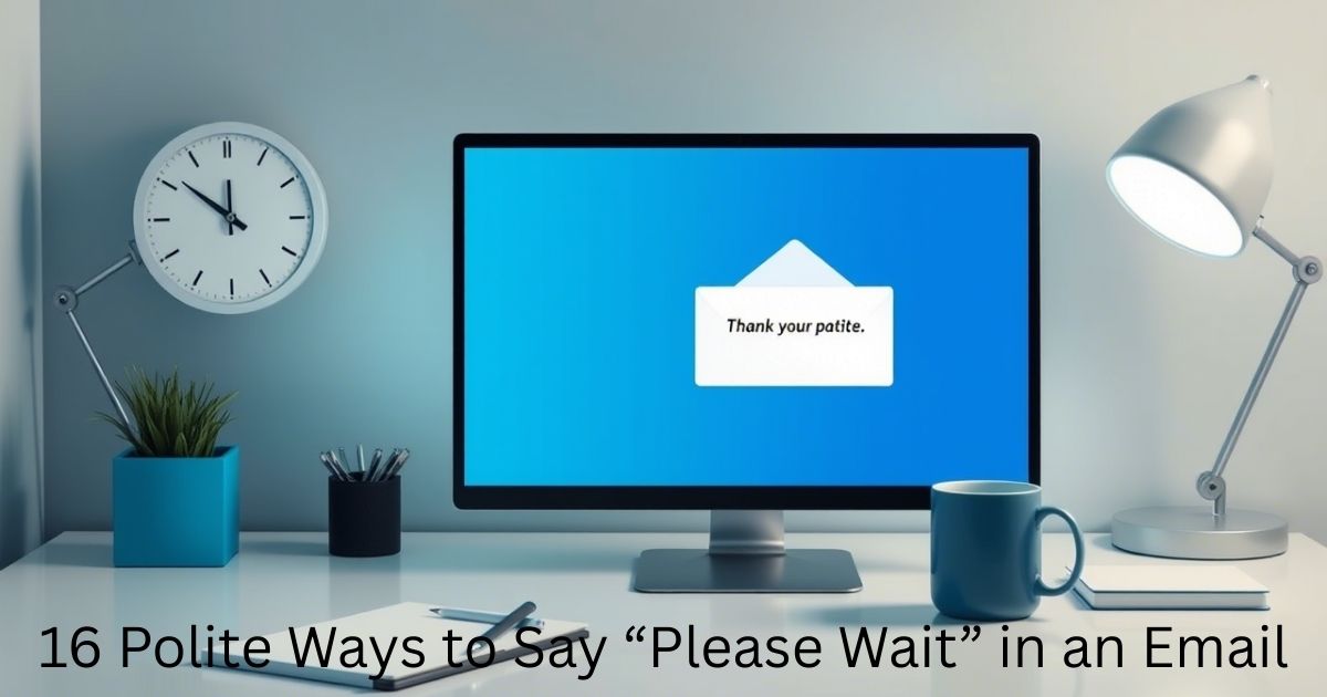 16 Polite Ways to Say “Please Wait” in an Email