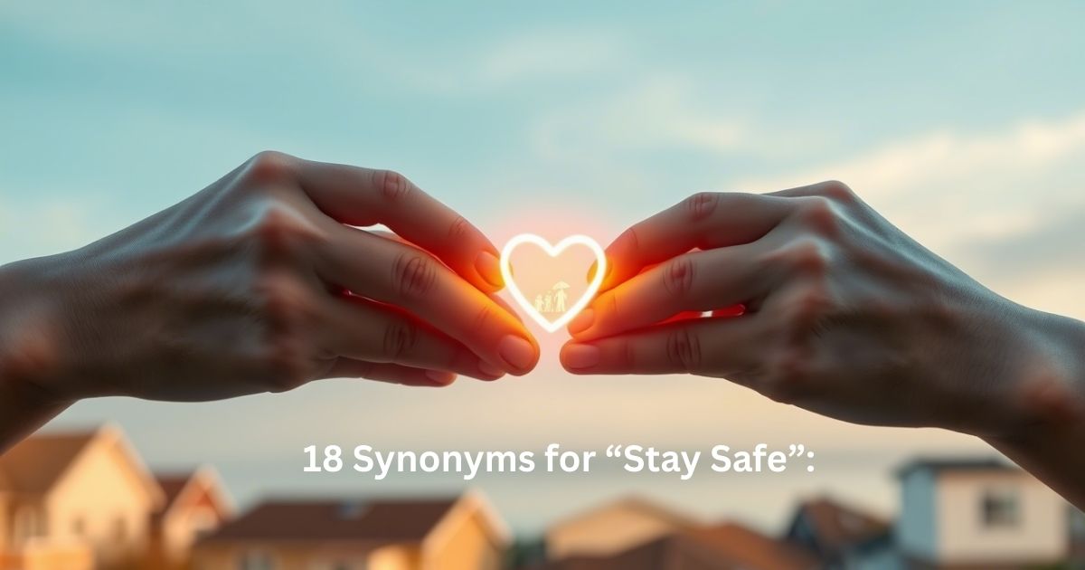18 Synonyms for “Stay Safe”: