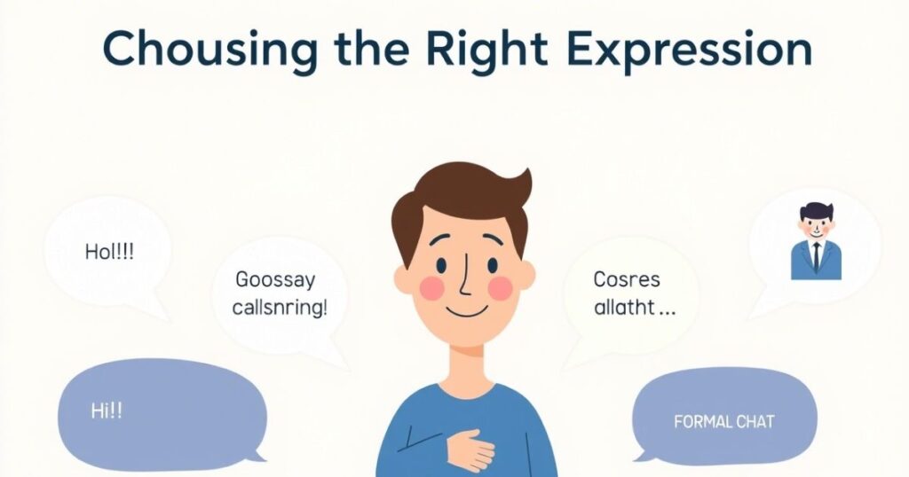 Choosing the Right Expression