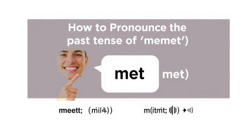 How to Pronounce the Past Tense of “Meet” i.e “Met”