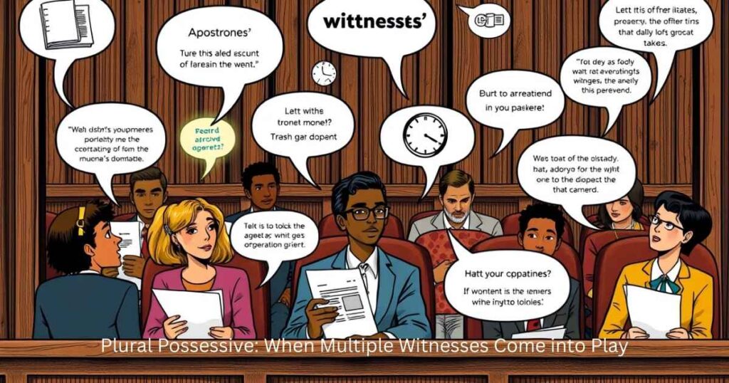 Plural Possessive: When Multiple Witnesses Come into Play