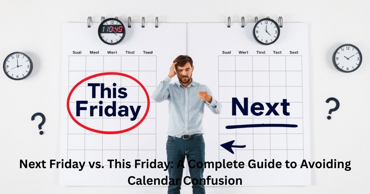Next Friday vs. This Friday: A Complete Guide to Avoiding Calendar Confusion