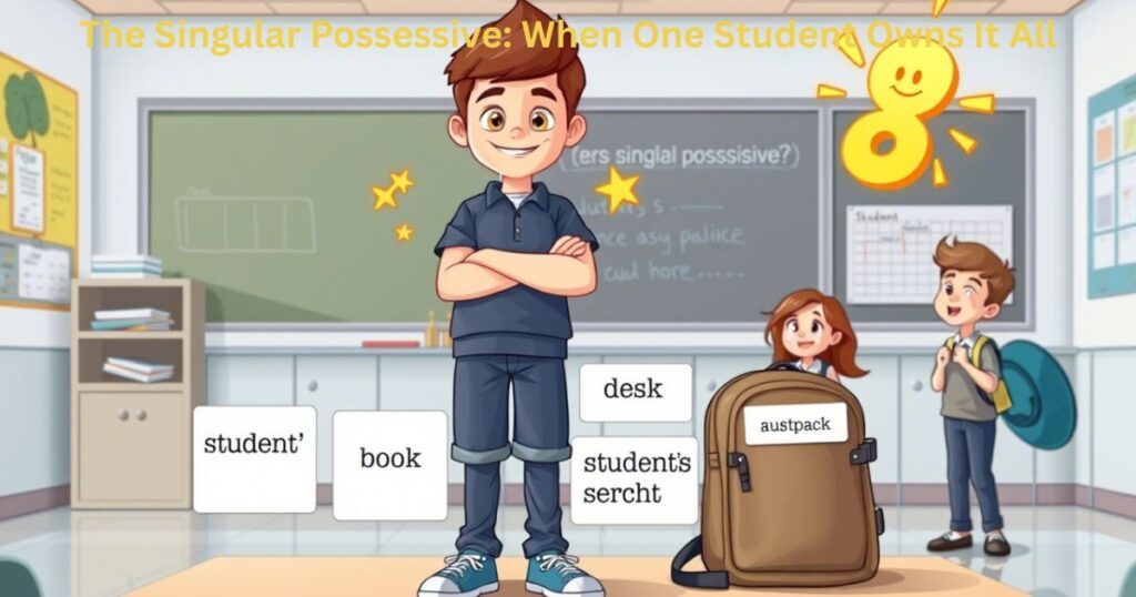 The Singular Possessive: When One Student Owns It All