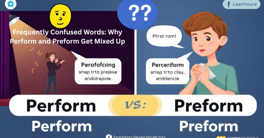 Frequently Confused Words: Why Perform and Preform Get Mixed Up
