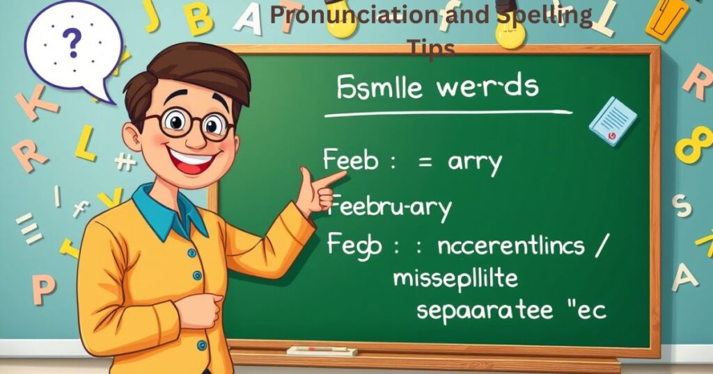 Pronunciation and Spelling Tips