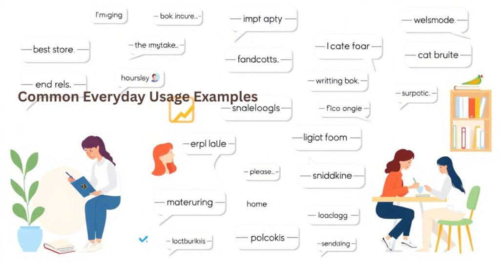 Common Everyday Usage Examples