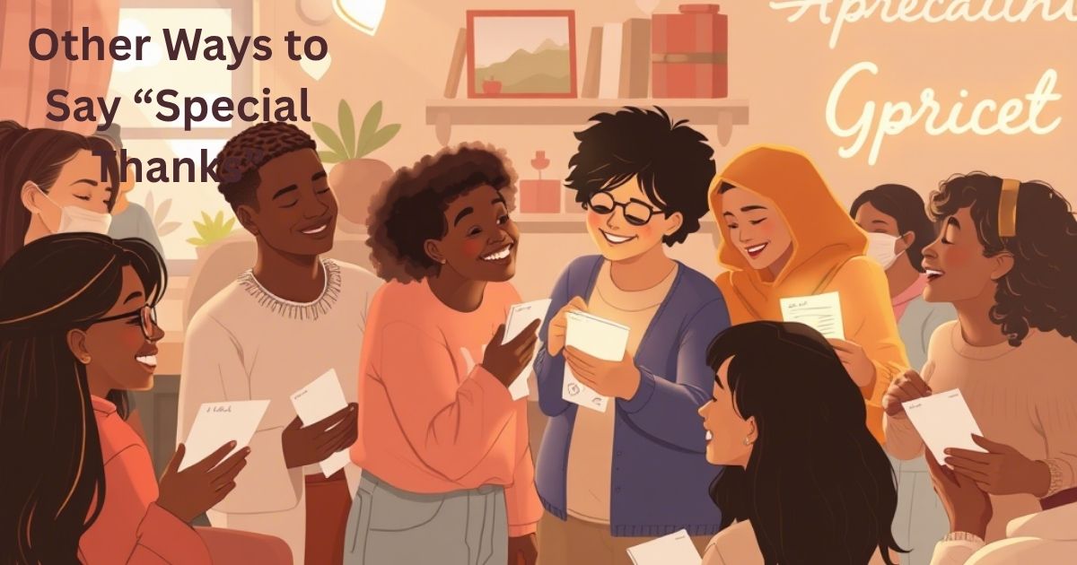 Other Ways to Say “Special Thanks”