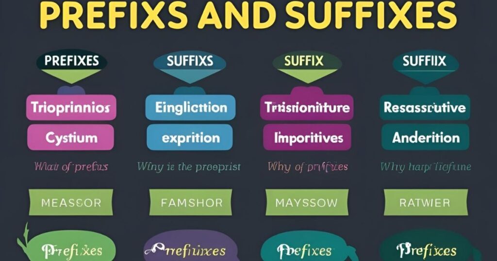 Prefixes and Suffixes