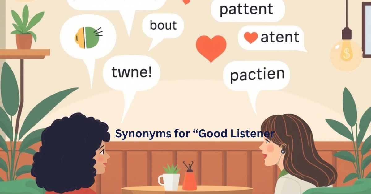 Synonyms for “Good Listener