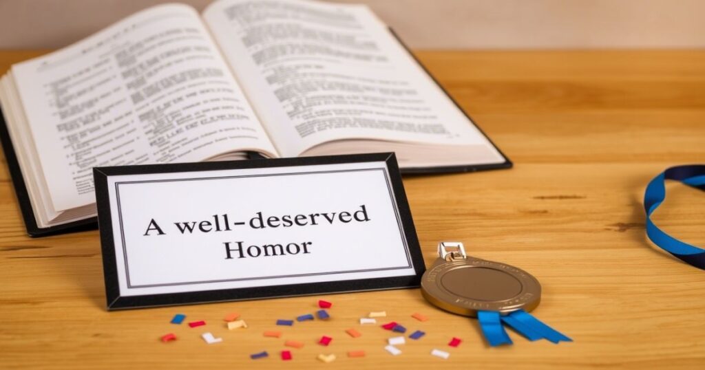 The Noun Form: Well-Deserved
