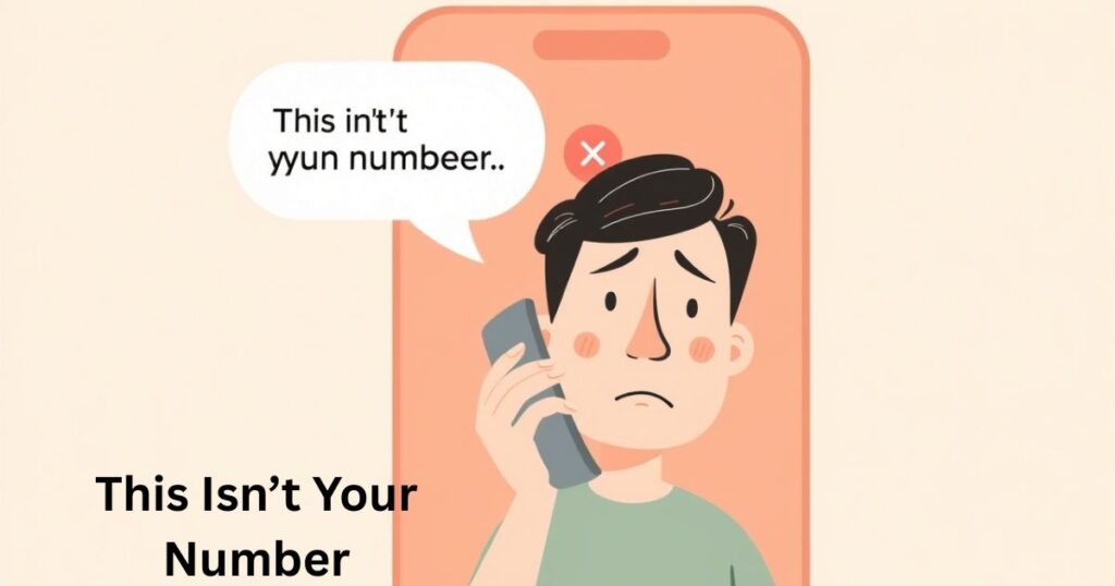 This Isn’t Your Number