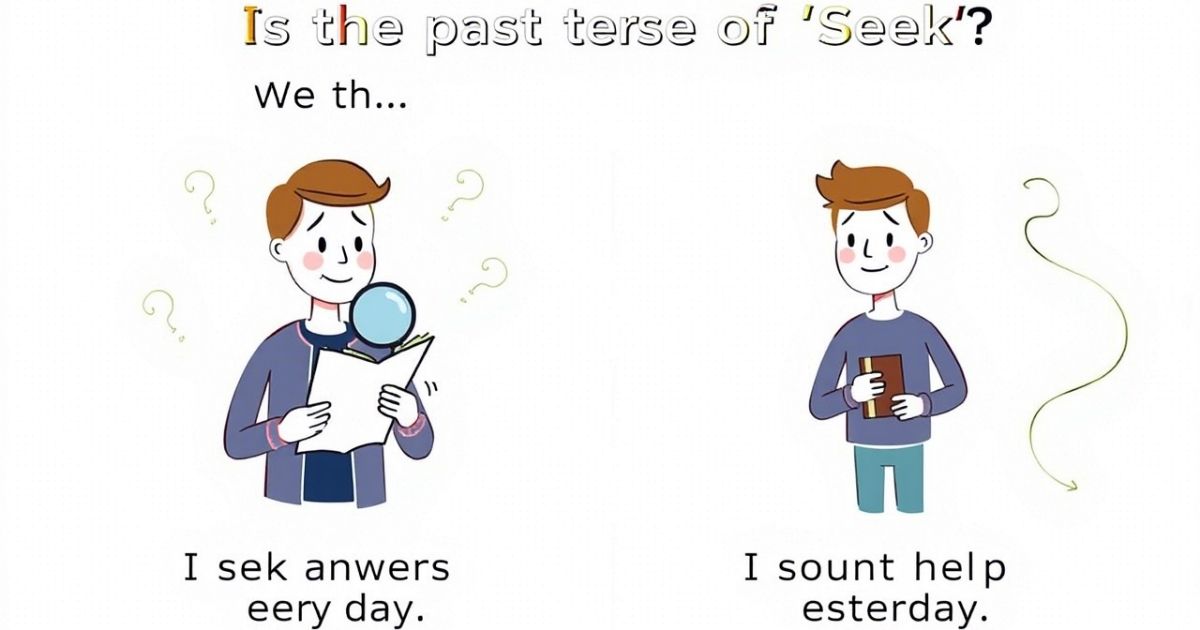 What is the Past Tense of ‘Seek’? Is it ‘Seek’ or ‘Sought’?