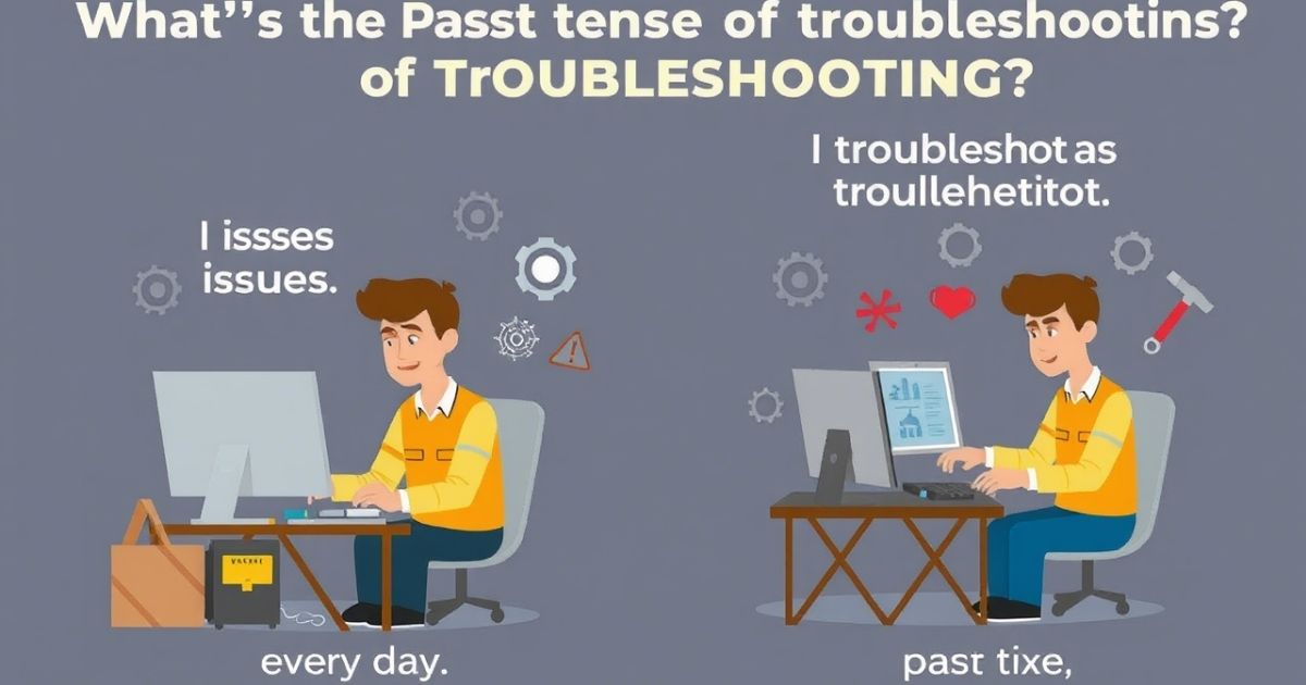 What’s the Past Tense of Troubleshooting?