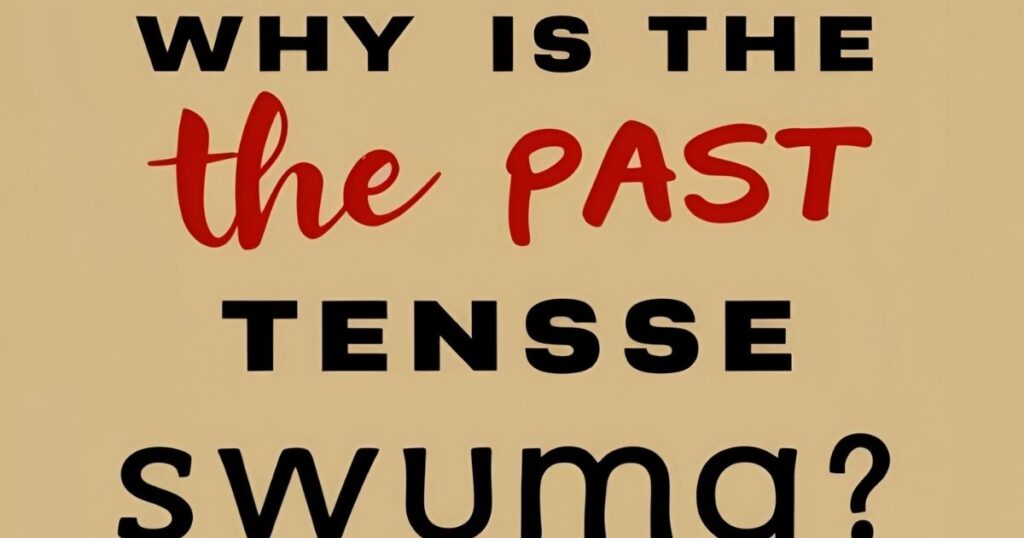Why is the past tense “swung”?