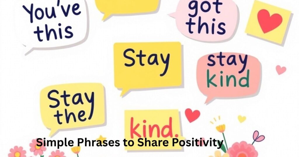 Simple Phrases to Share Positivity