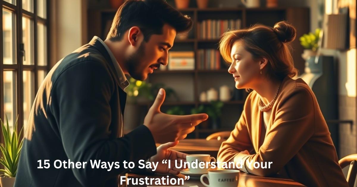 Other Ways to Say “I Understand Your Frustration”