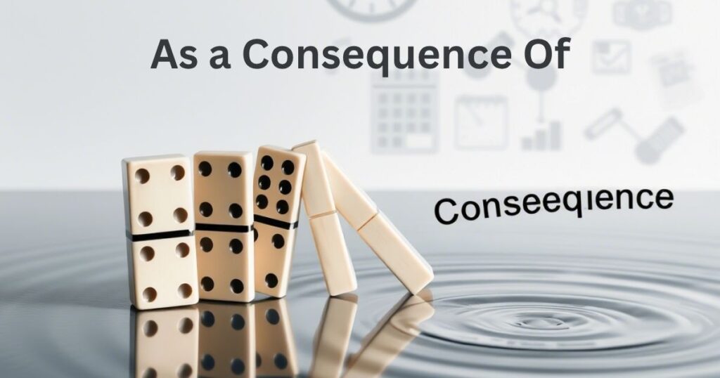 As a Consequence Of