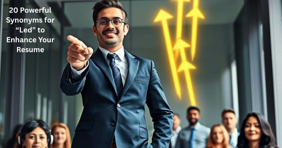Powerful Synonyms for “Led” to Enhance Your Resume