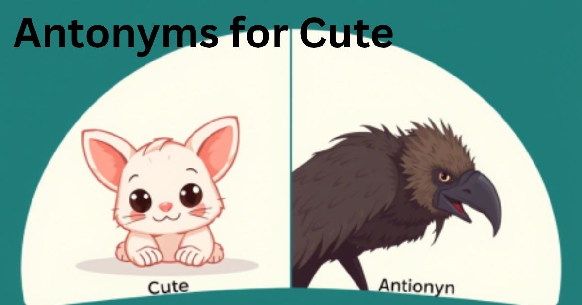 Antonyms for Cute