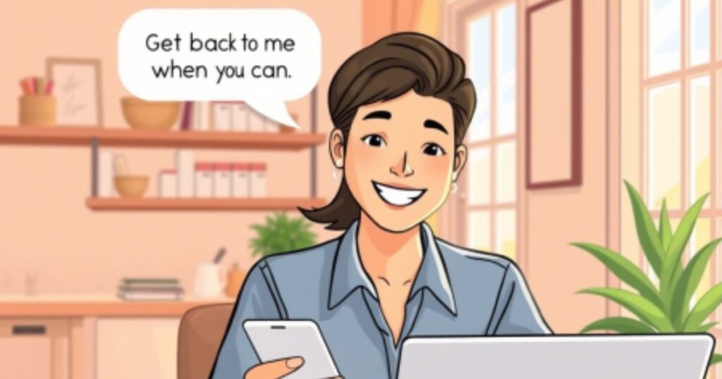 Get Back to Me When You Can