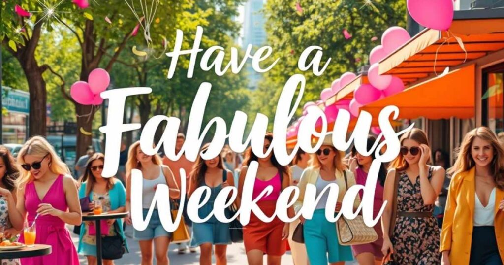 Have a Fabulous Weekend