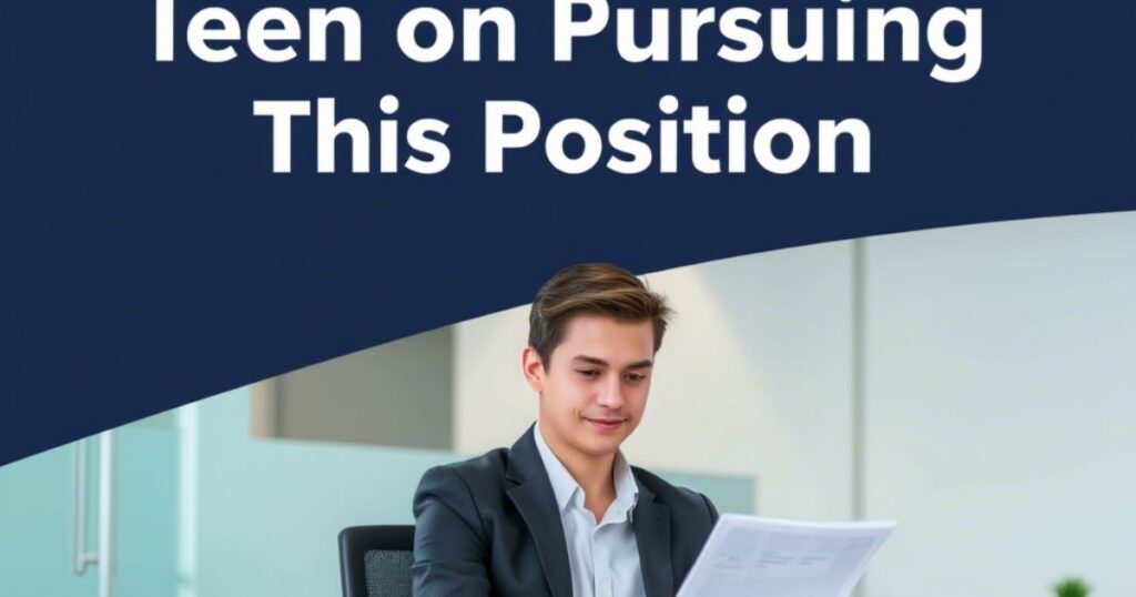 Keen on Pursuing This Position
