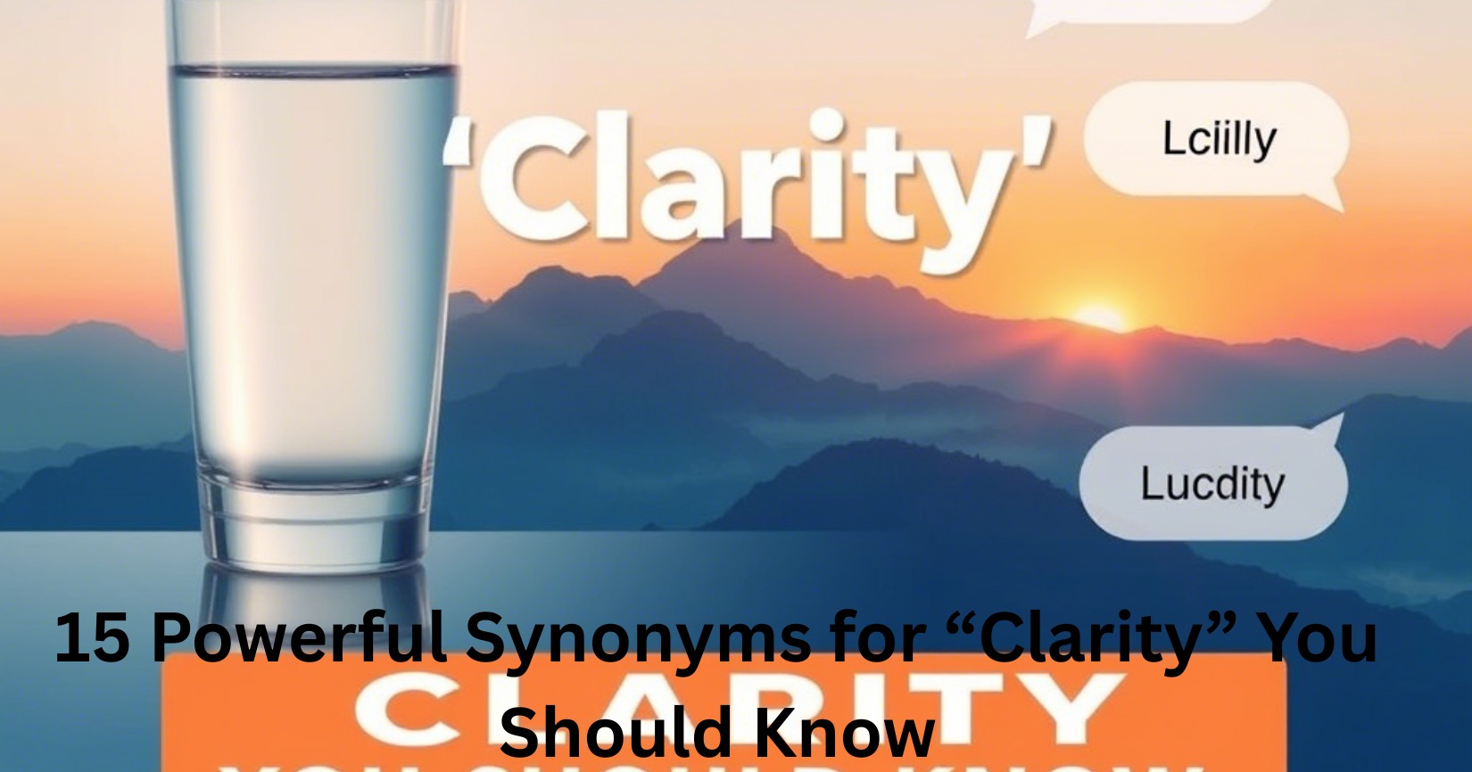 Powerful Synonyms for “Clarity” You Should Know