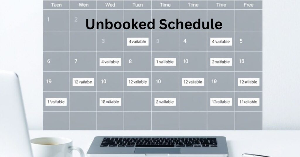 Unbooked Schedule