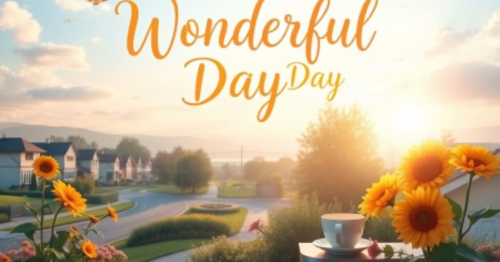 Wishing You a Wonderful Day