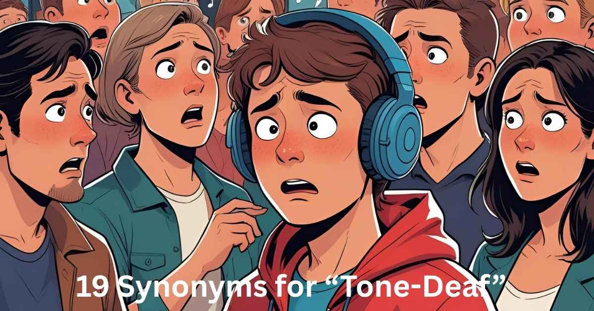 Synonyms for “Tone-Deaf”