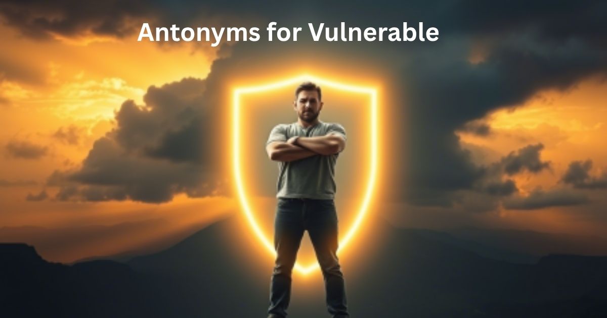 Antonyms for Vulnerable