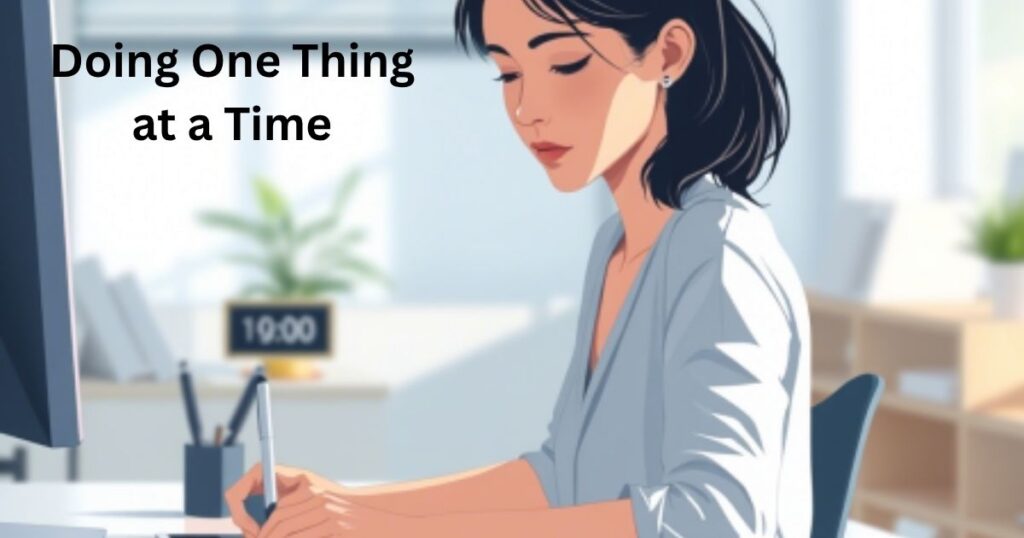 Doing One Thing at a Time