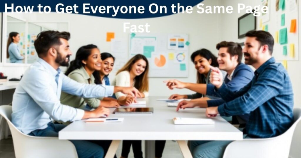 How to Get Everyone On the Same Page Fast