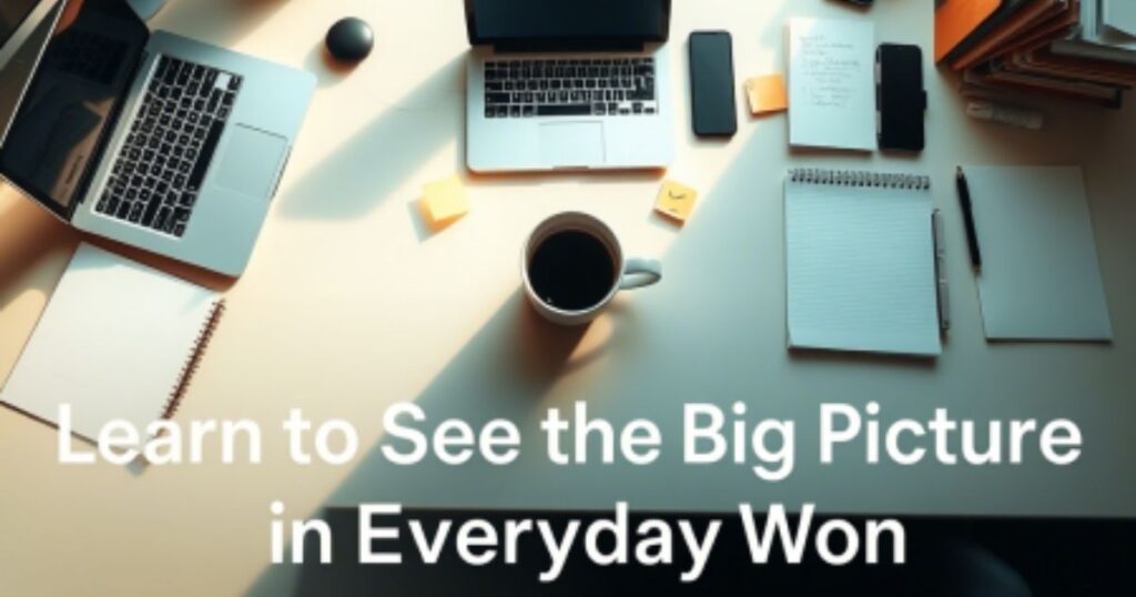 Learn to See the Big Picture in Everyday Work