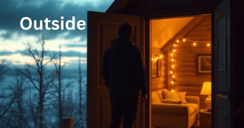 Outside