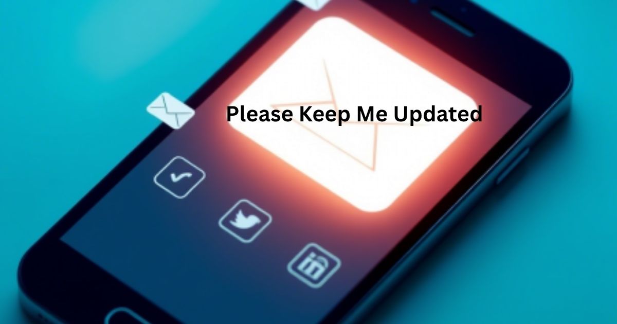 Please Keep Me Updated