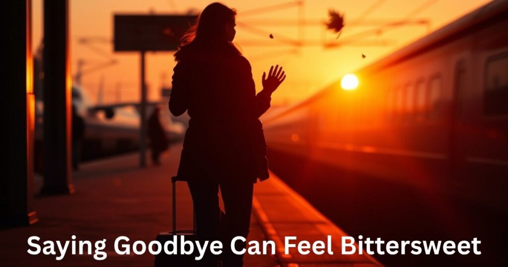 Saying Goodbye Can Feel Bittersweet